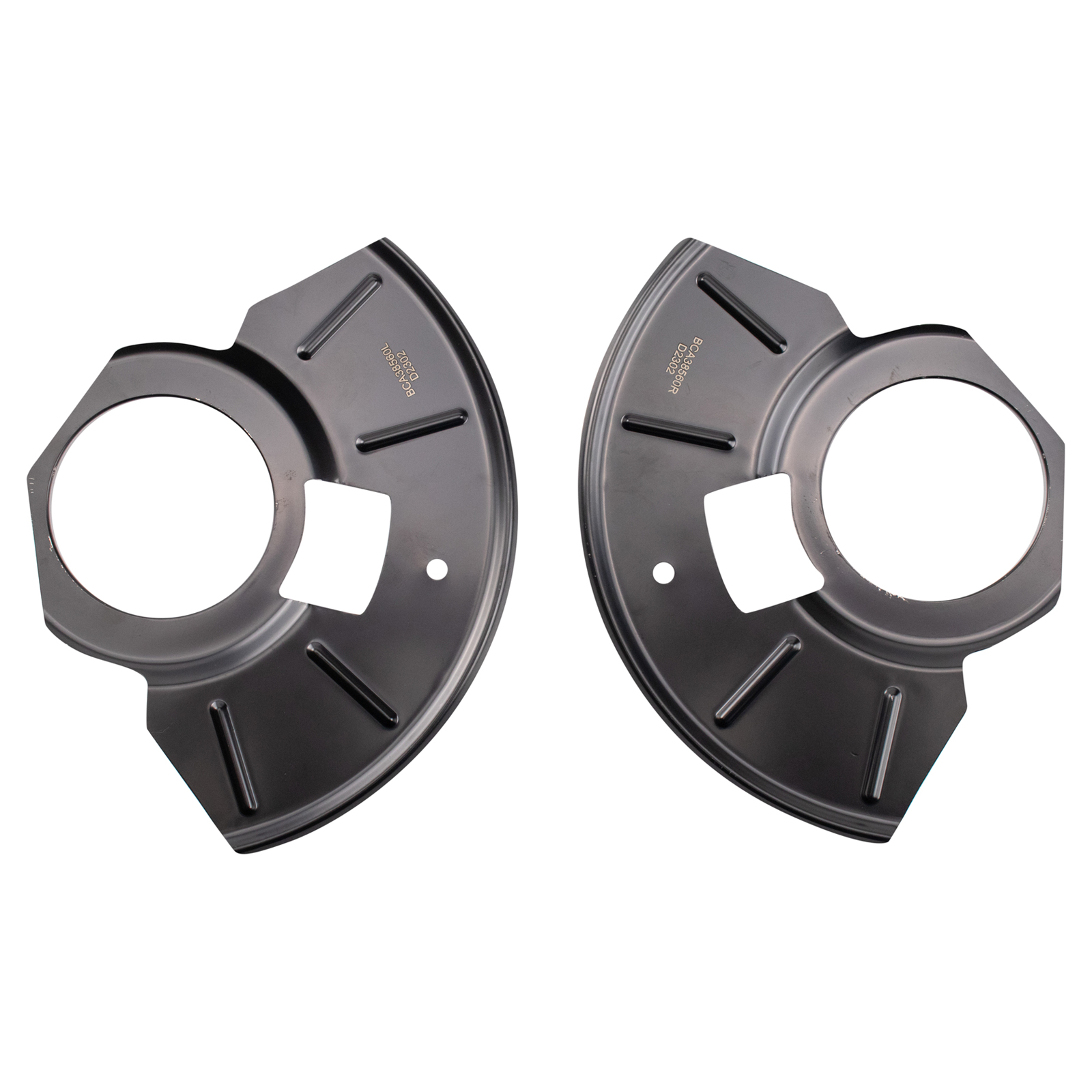 TRQ Front Brake Dust Shield Set Compatible with 2001-2012 Ford Escape