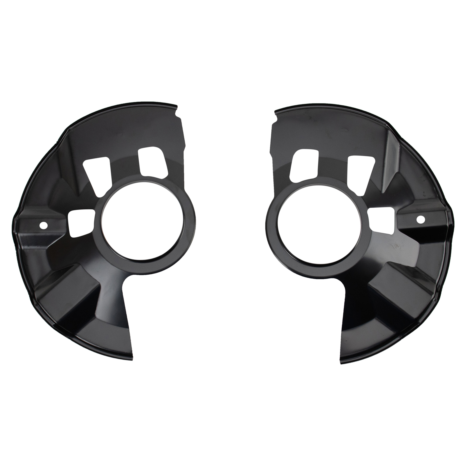 TRQ Front Brake Dust Shield Set Compatible with 2006-2012 Ford Fusion MKZ Milan