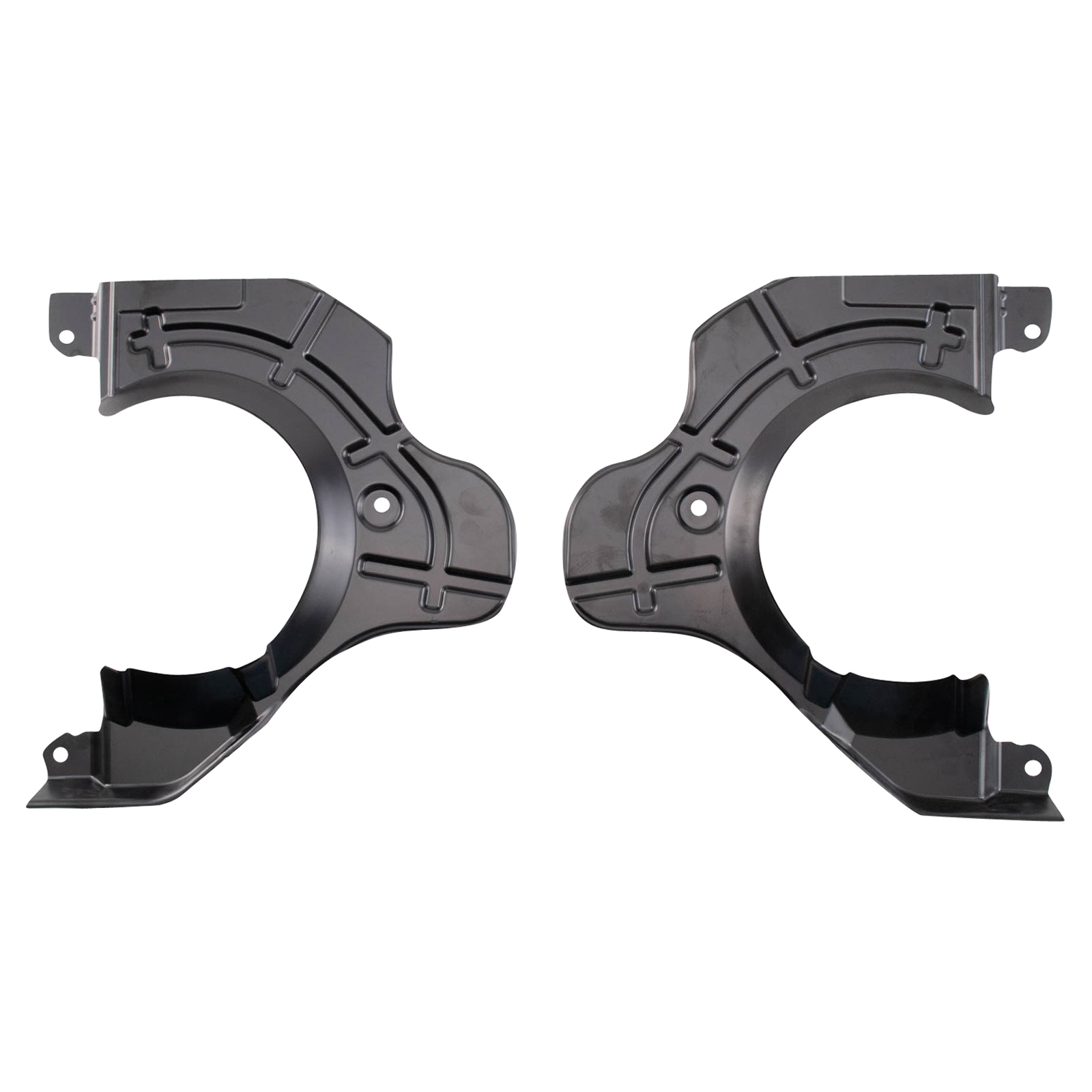 TRQ Front Brake Dust Shield Set Compatible with 2014-2022 Ram ProMaster 1500 2500 3500