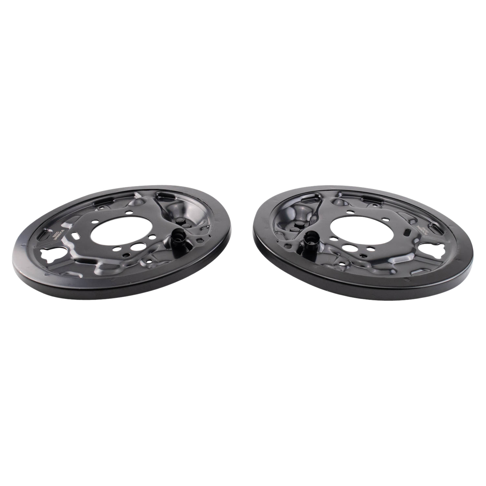 TRQ Rear Brake Rotor Backing Plate Compatible with 1998-2008 Subaru Forester 97-03 Impreza