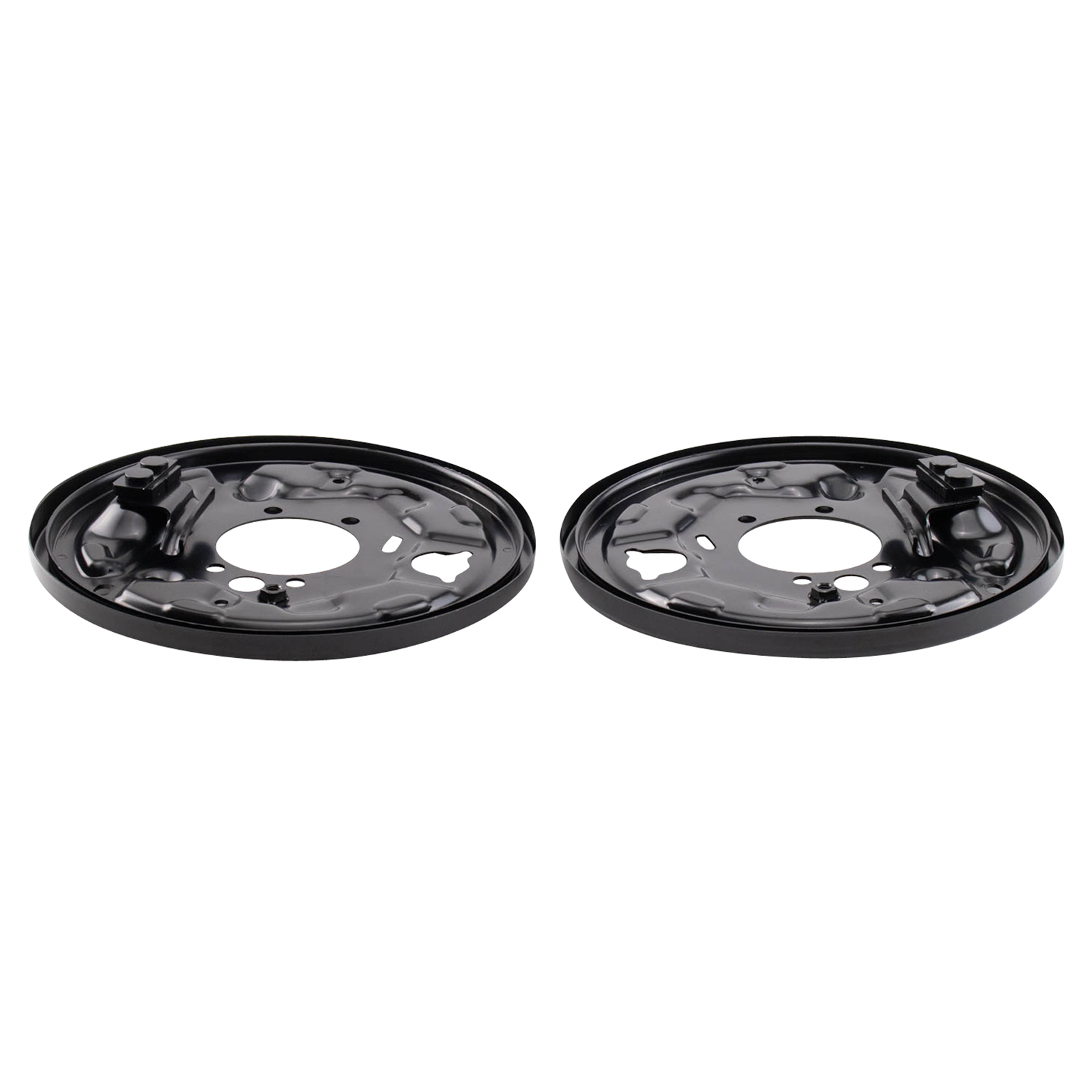 TRQ Rear Brake Rotor Backing Plate Compatible with 1998-2008 Subaru Forester 97-03 Impreza