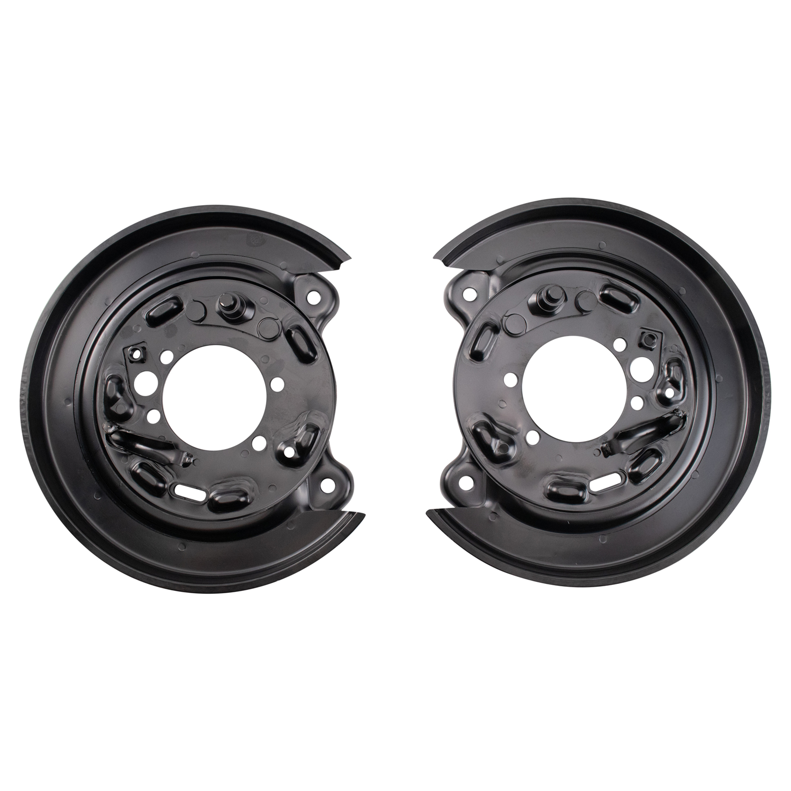 TRQ Rear Brake Rotor Backing Plate 2 Piece for 1998-2008 Forester 1993-2007 Impreza 1992-1997 Legacy
