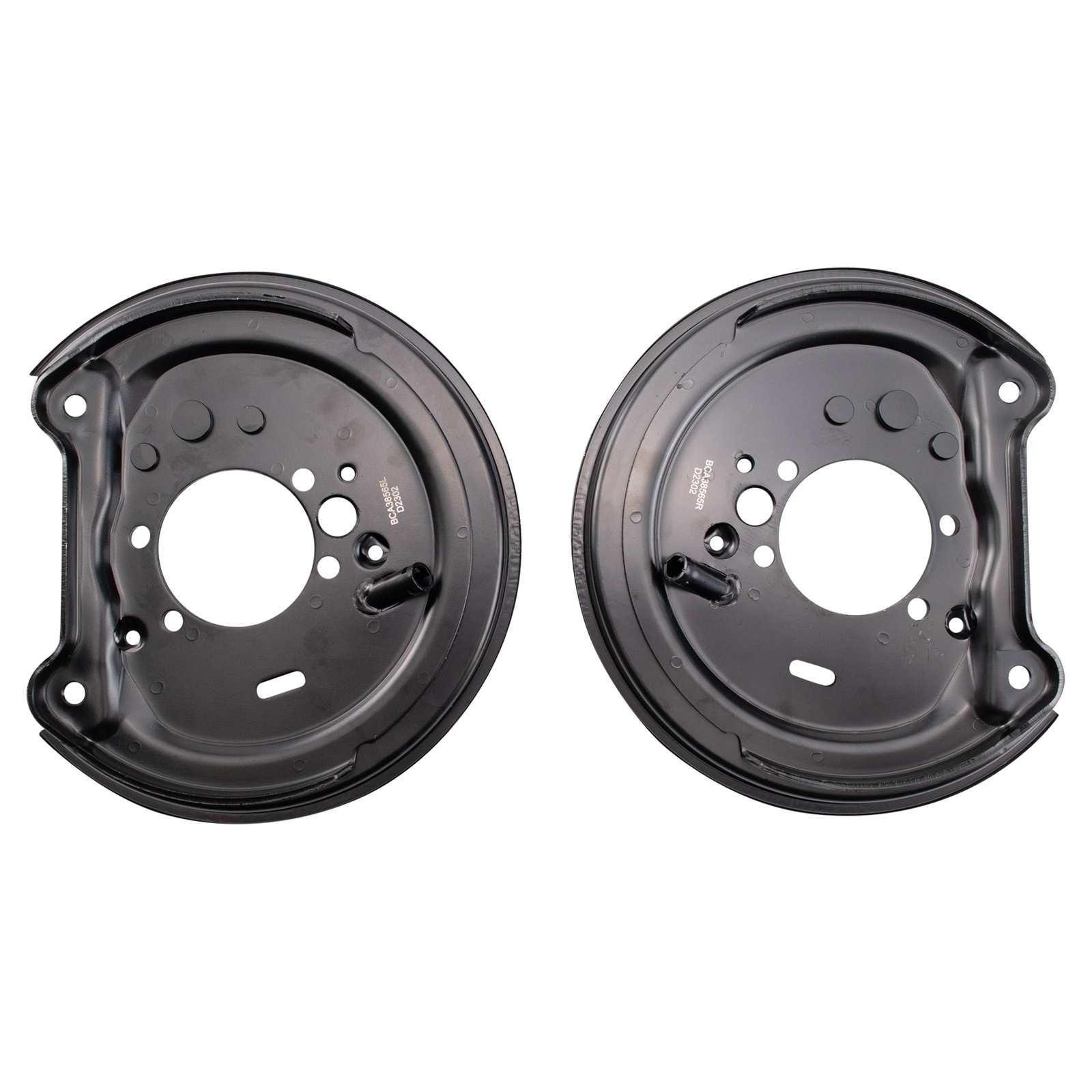 TRQ Rear Brake Rotor Backing Plate 2 Piece for 1998-2008 Forester 1993-2007 Impreza 1992-1997 Legacy