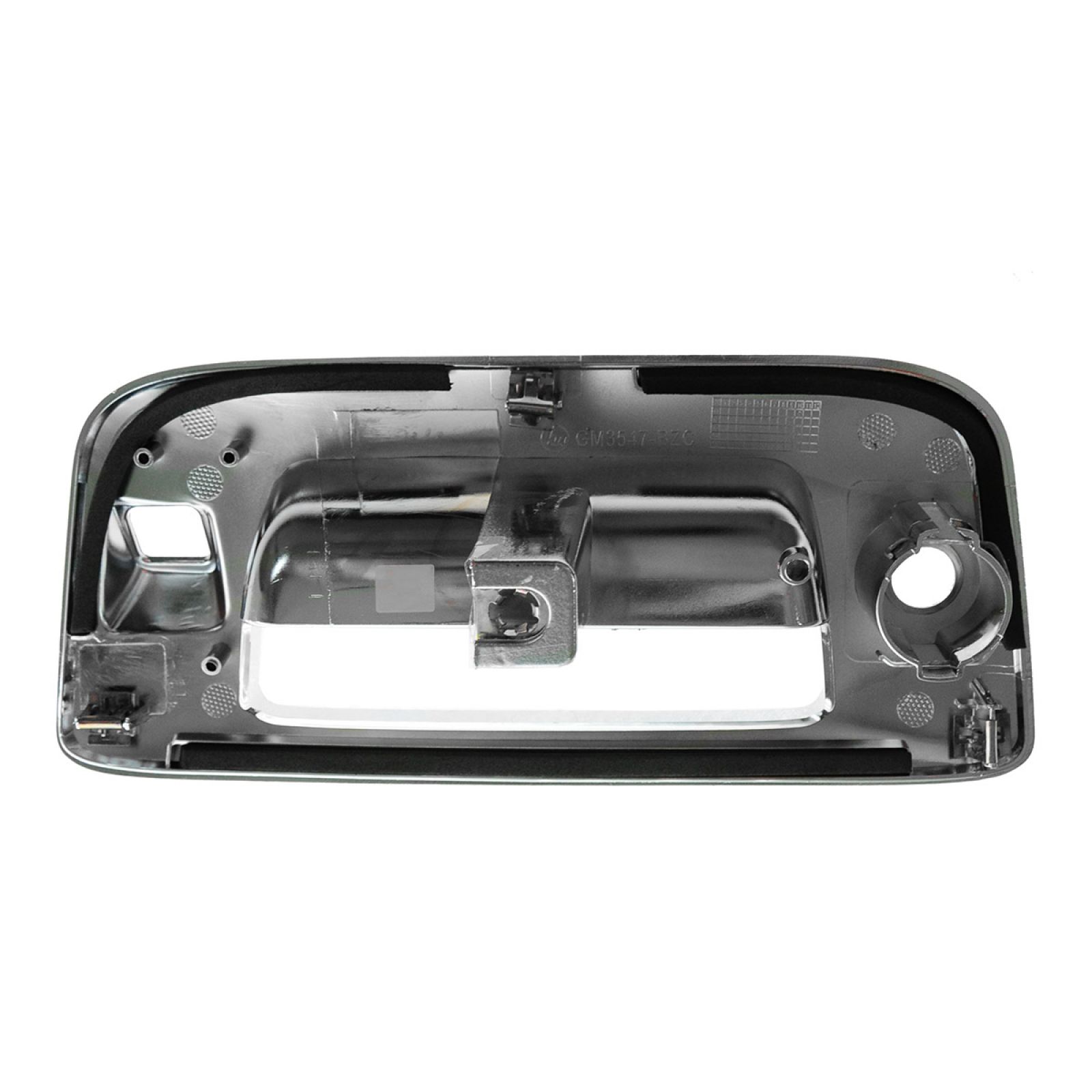 TRQ Rear Park Assist Camera Kit Chrome 2 Piece Compatible with 2007-2013 Chevrolet Silverado 1500 2007-2014 Silverado 2500 HD 3500 HD GMC Sierra 1500 Sierra 2500 3500