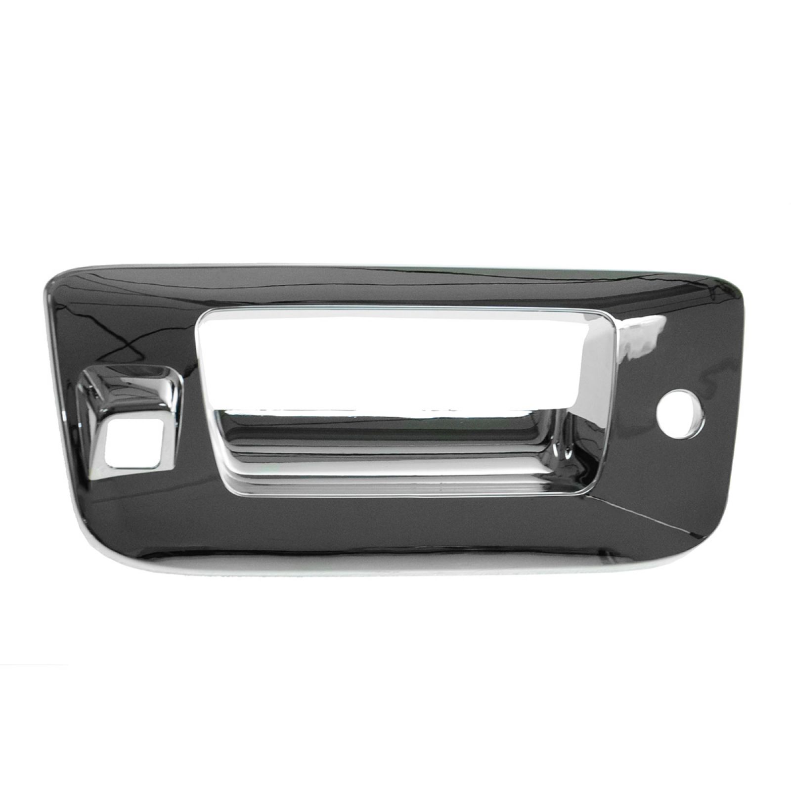 TRQ Rear Park Assist Camera Kit Chrome 2 Piece Compatible with 2007-2013 Chevrolet Silverado 1500 2007-2014 Silverado 2500 HD 3500 HD GMC Sierra 1500 Sierra 2500 3500