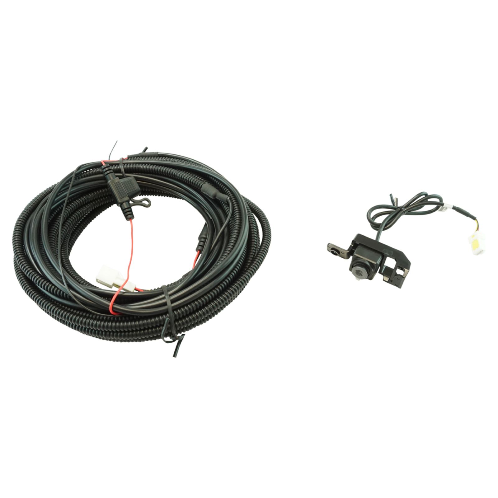 TRQ Rear View Camera Add On Kit w/ Wiring Harness & Tailgate Handle Compatible with 2015-2016 Ford F-150