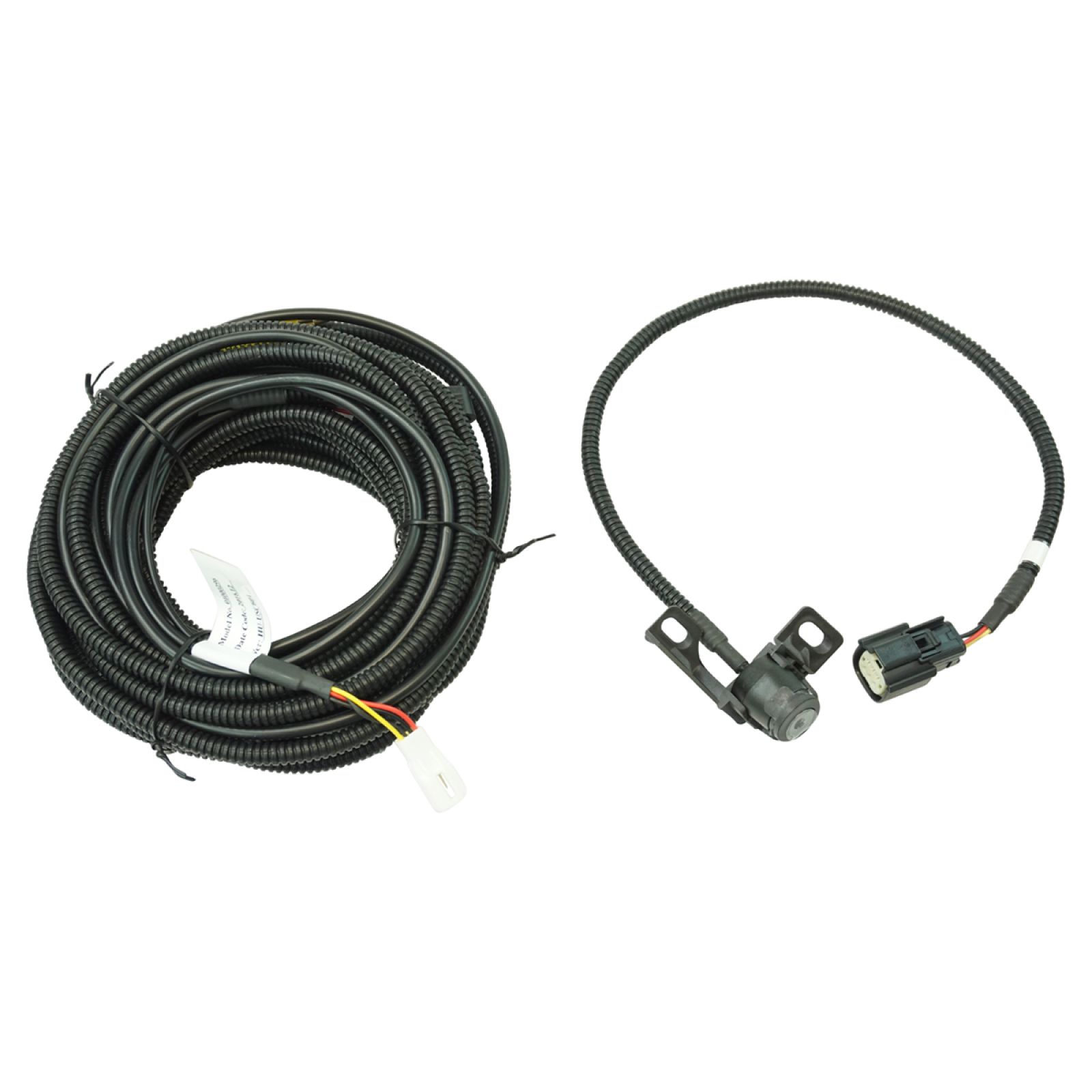 TRQ Rear View Camera Add On Kit w/ Wiring Harness & Tailgate Handle Compatible with Ford