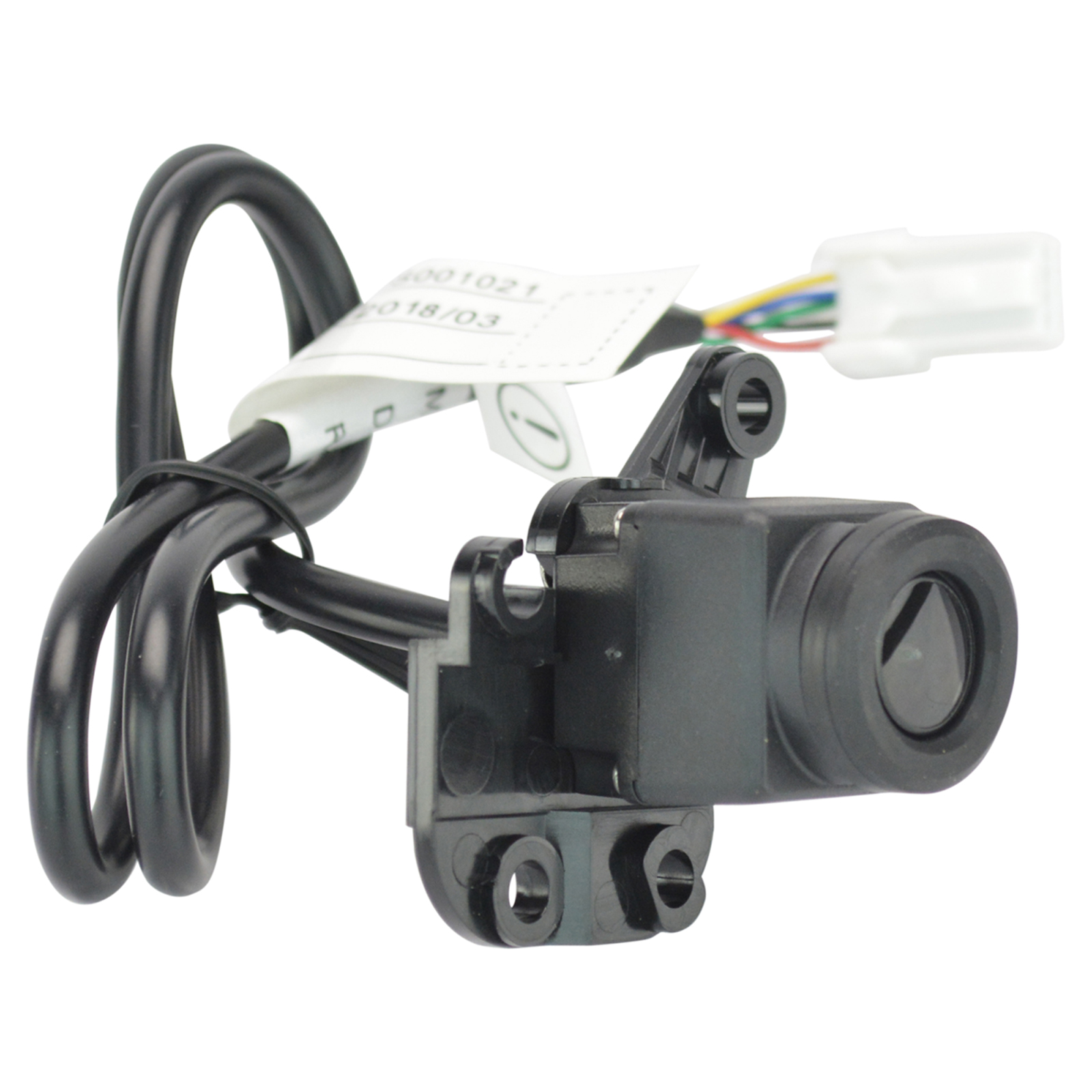 TRQ Rear View Backup Camera Add-on Kit w/ Wiring & Handle Compatible with Ram 1500 2500 3500