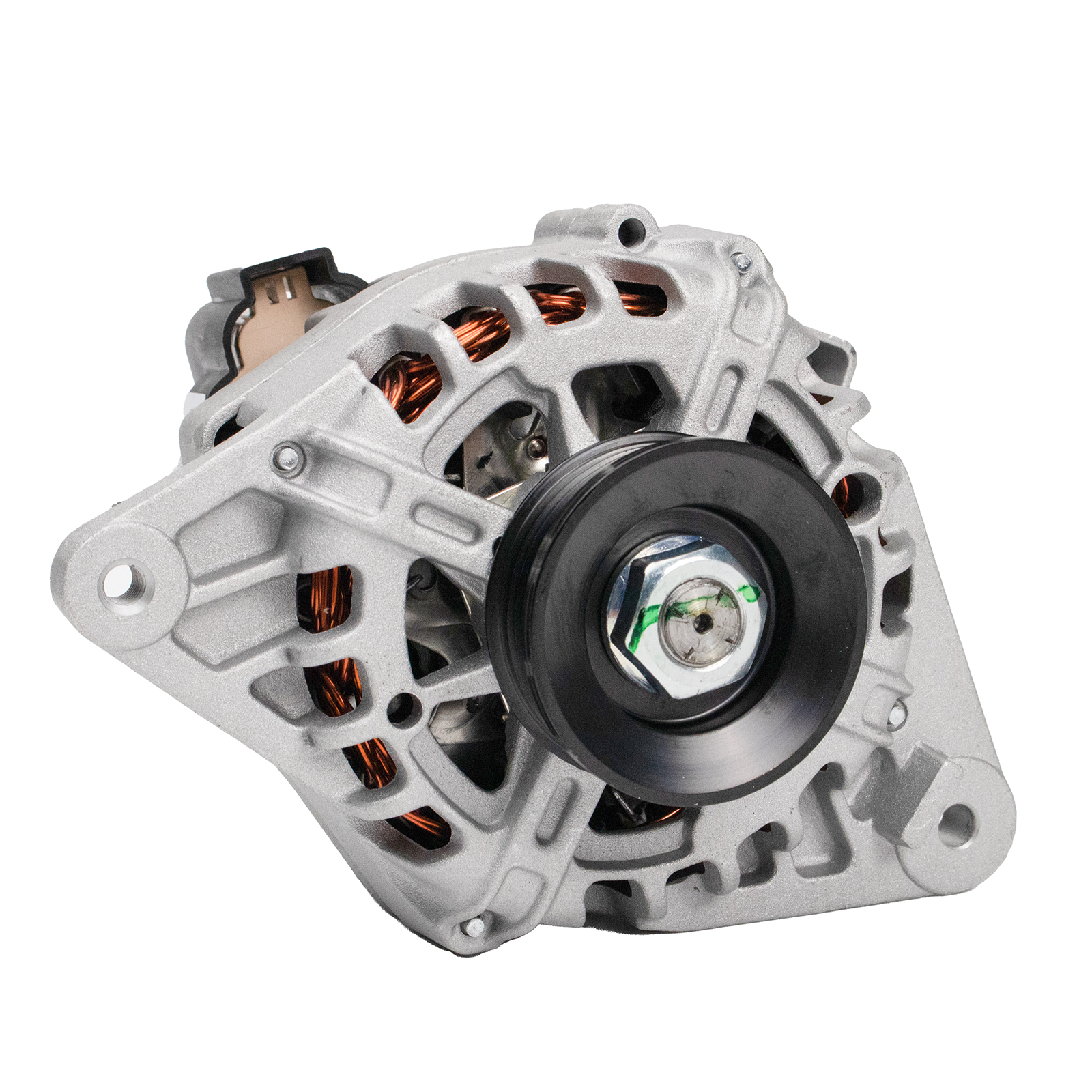 TRQ Alternator Compatible with 2006-2009 Hyundai Accent 2004-2007 Tiburon Tucson Kia Rio Rio5 2004-2006 Spectra 2006 Spectra5 2005-2010 Sportage 11011