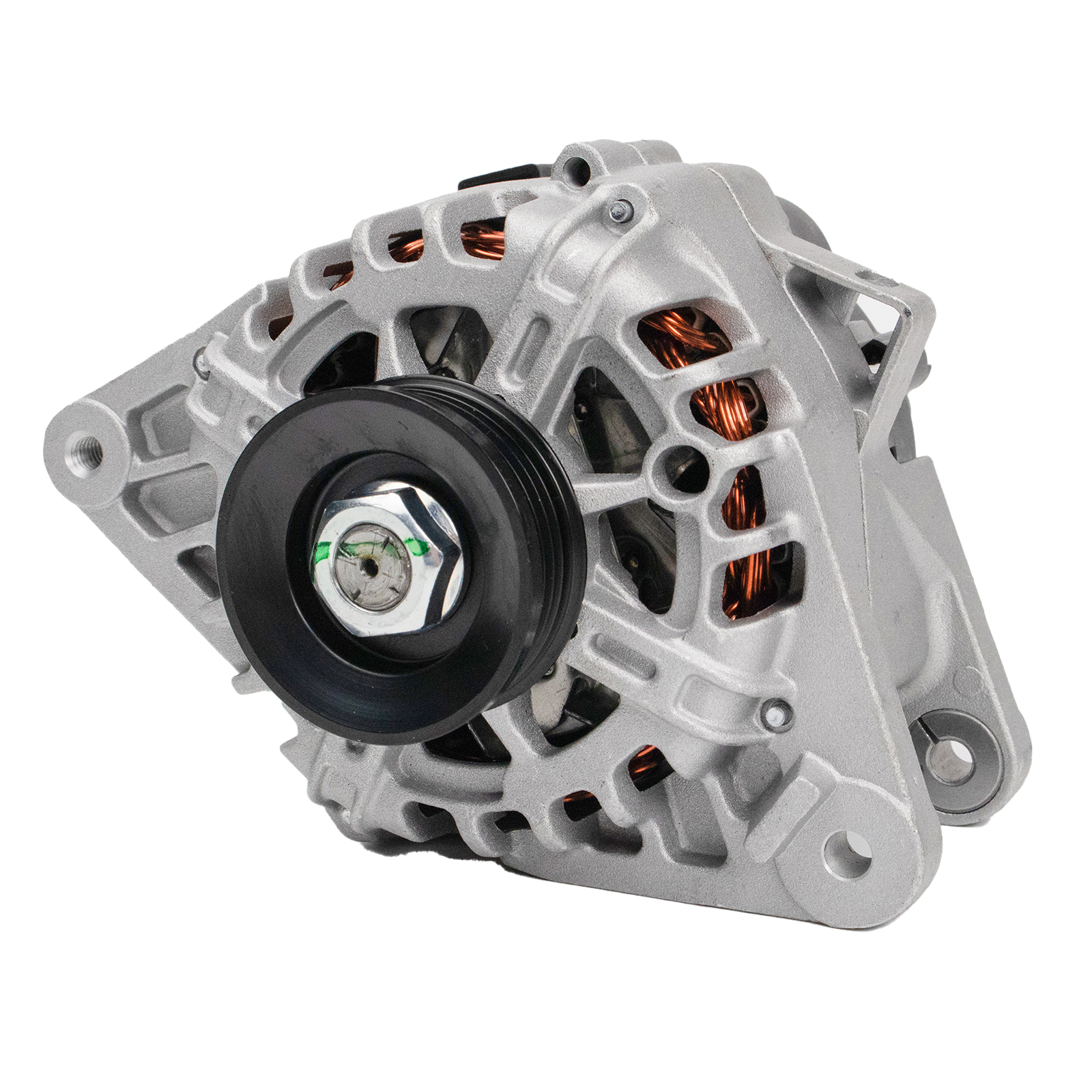 TRQ Alternator Compatible with 2006-2009 Hyundai Accent 2004-2007 Tiburon Tucson Kia Rio Rio5 2004-2006 Spectra 2006 Spectra5 2005-2010 Sportage 11011