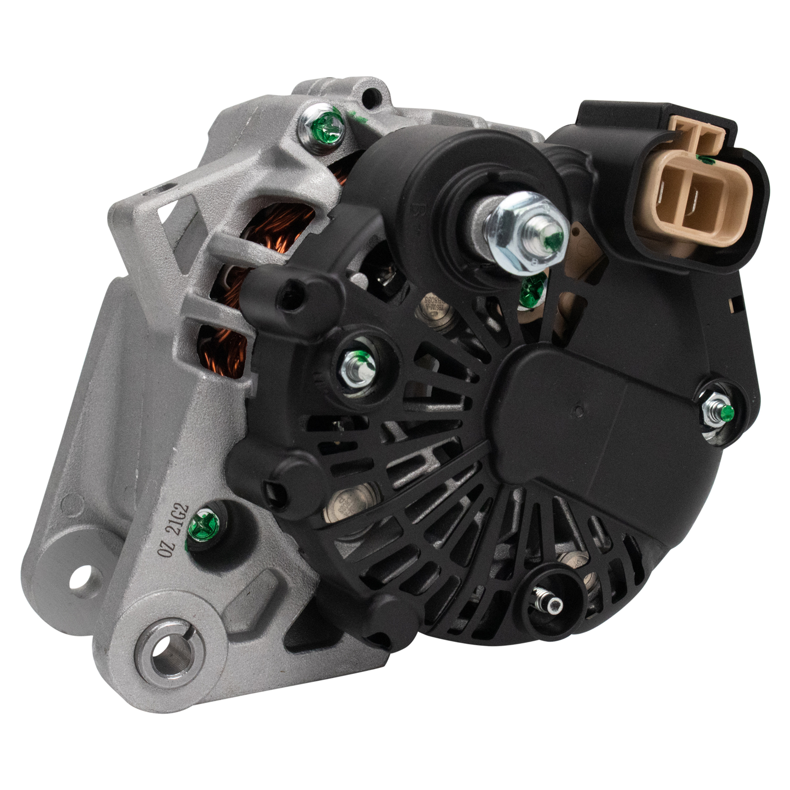 TRQ Alternator Compatible with 2006-2009 Hyundai Accent 2004-2007 Tiburon Tucson Kia Rio Rio5 2004-2006 Spectra 2006 Spectra5 2005-2010 Sportage 11011