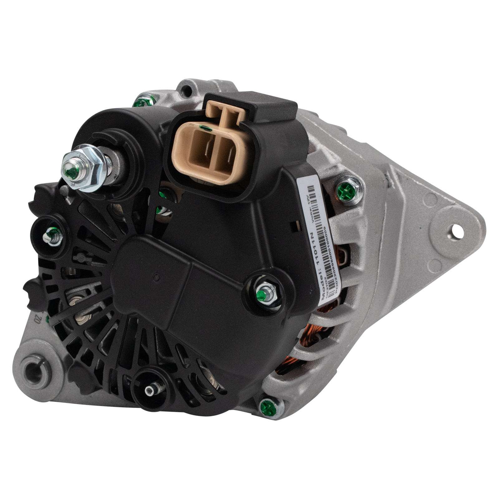 TRQ Alternator Compatible with 2006-2009 Hyundai Accent 2004-2007 Tiburon Tucson Kia Rio Rio5 2004-2006 Spectra 2006 Spectra5 2005-2010 Sportage 11011