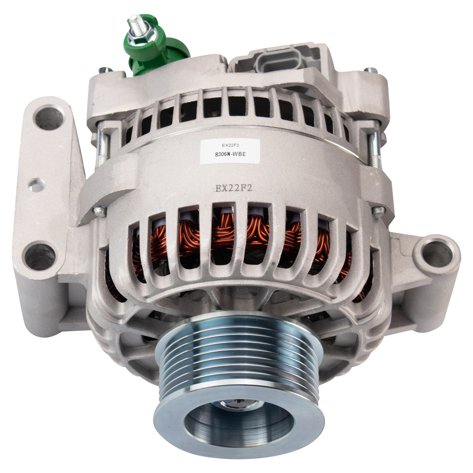 TRQ Alternator Compatible with 2004-2005 Ford E-350 Club Wagon 2004-2010 E-350 Super Duty 2004-2008 E-450 Super Duty Excursion F-250 F-350 F-450 F-550