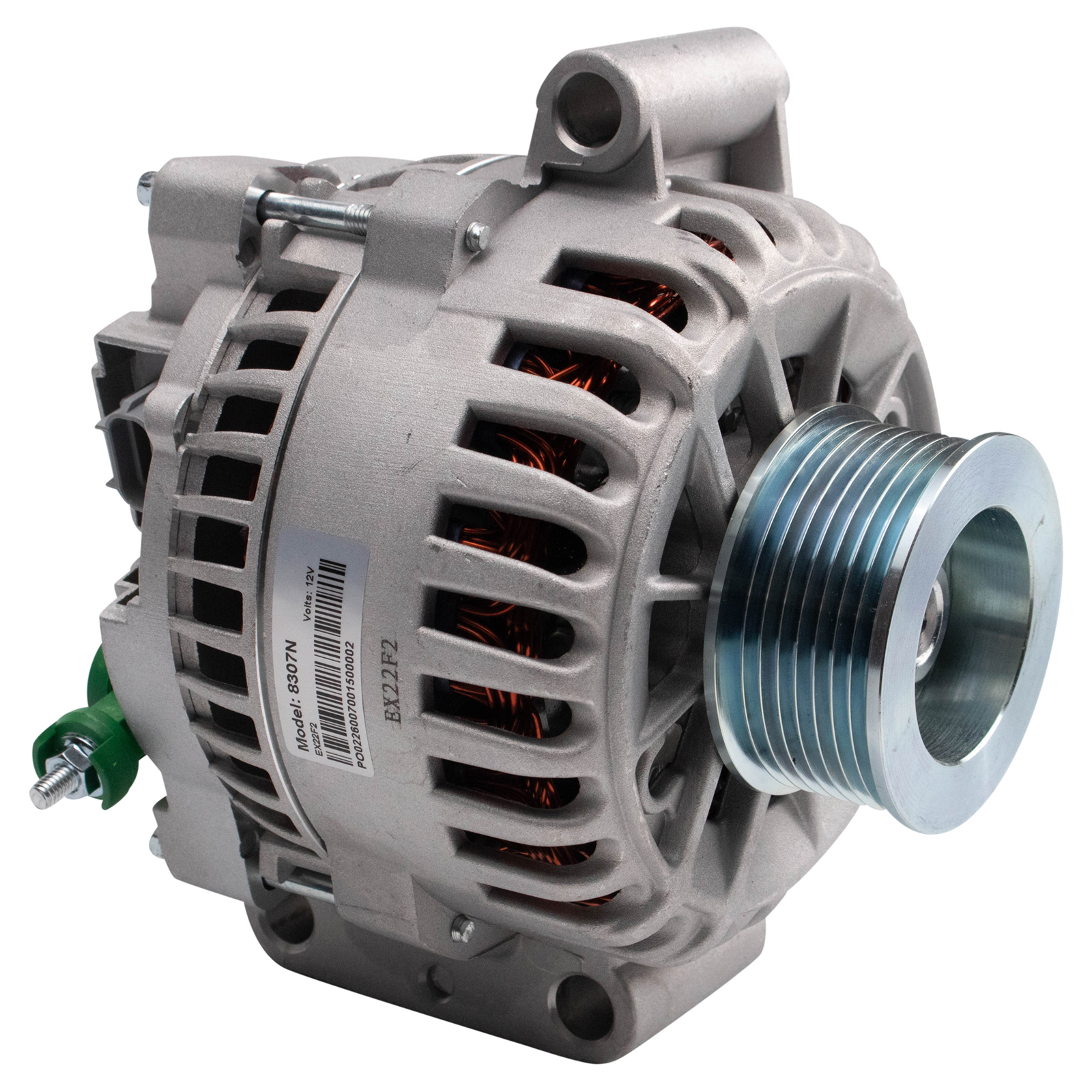 TRQ Alternator Compatible with 2004-2005 Ford E-350 Club Wagon 2004-2010 E-350 Super Duty 2004-2008 E-450 Super Duty F-250 F-350 F-450 F-550