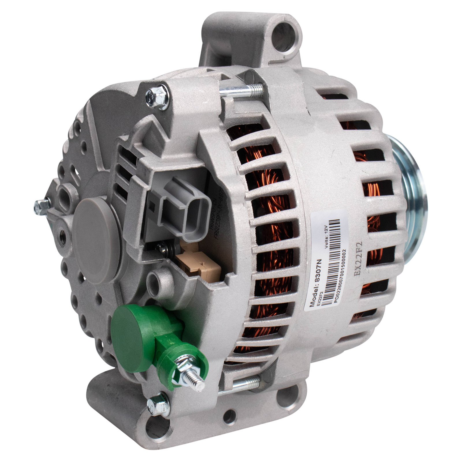 TRQ Alternator Compatible with 2004-2005 Ford E-350 Club Wagon 2004-2010 E-350 Super Duty 2004-2008 E-450 Super Duty F-250 F-350 F-450 F-550