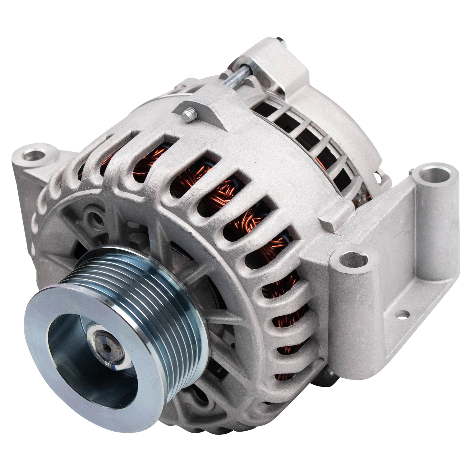 TRQ Upper Alternator Compatible with 2005-2007 Ford F-250/F-350/F-450 Super Duty F-550 Super Duty