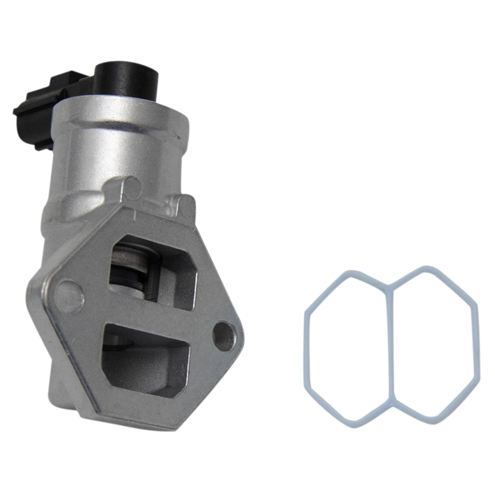 TRQ Engine Idle Air Control Valve Assembly with Gasket Compatible with Ford Mazda