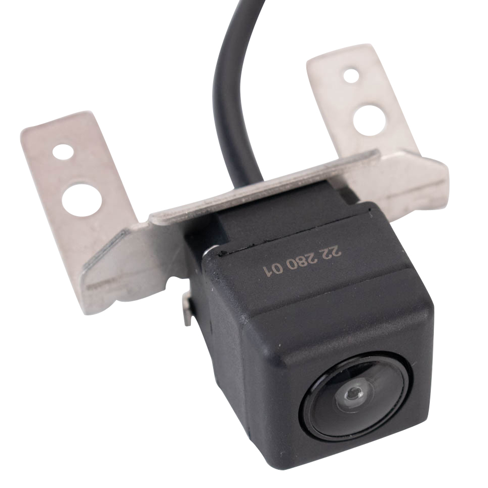 TRQ Rear View Camera Park Assist Camera Black Plastic 130 deg View Angle Compatible with 2011-2012 Hyundai Sonata