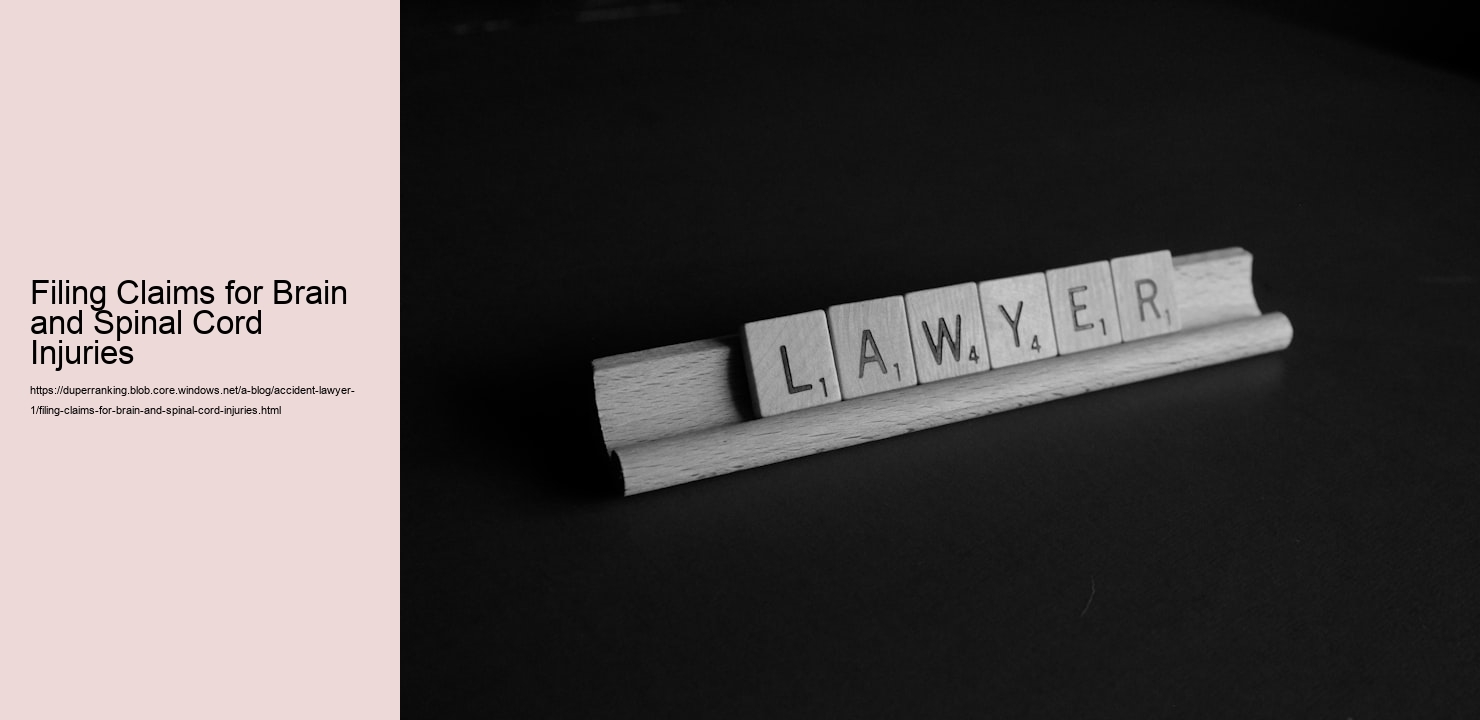 Filing Claims for Brain and Spinal Cord Injuries  