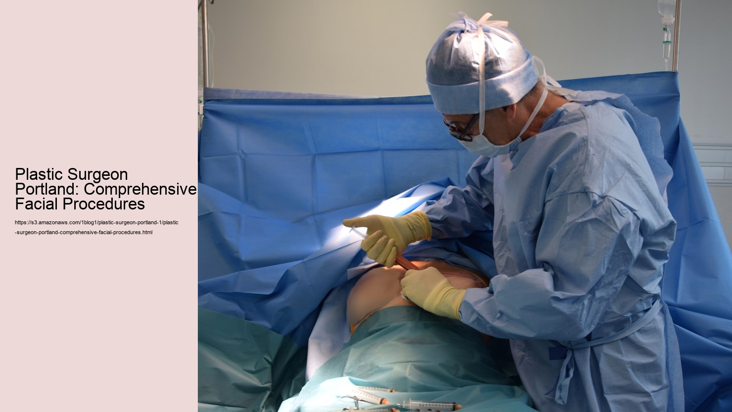 Plastic Surgeon Portland: Comprehensive Facial Procedures  