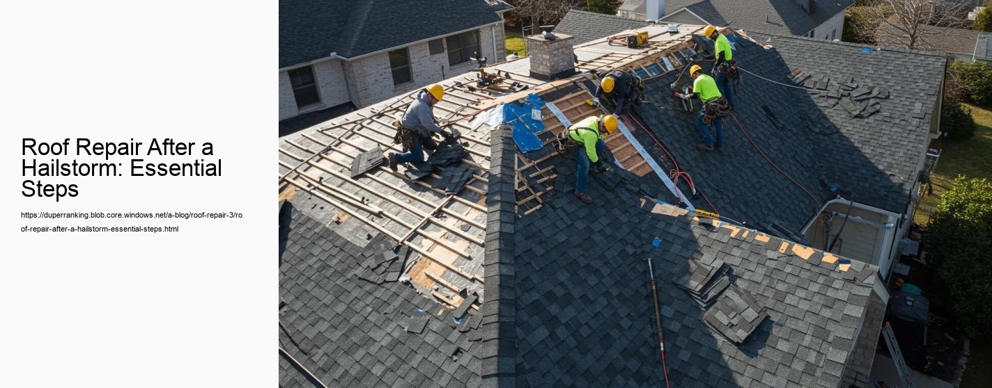 Roof Repair After a Hailstorm: Essential Steps