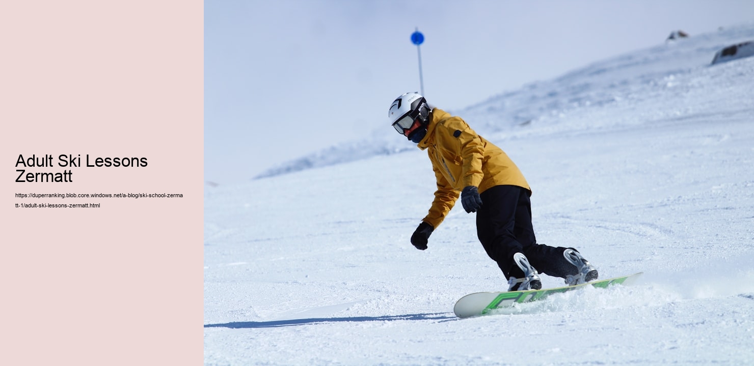 Adult Ski Lessons Zermatt  