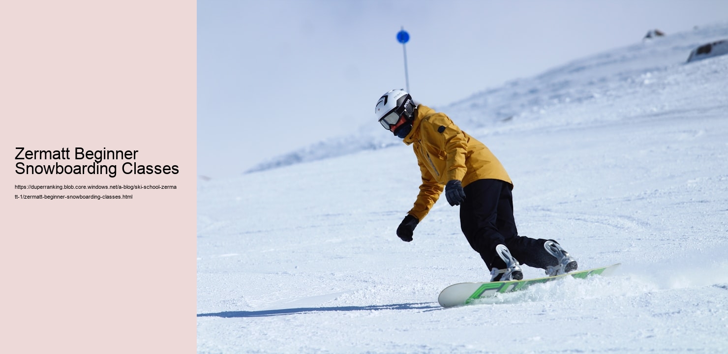 Zermatt Beginner Snowboarding Classes  