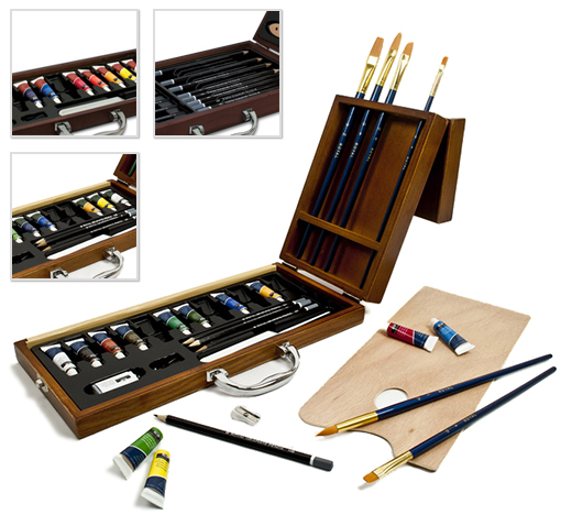 Royal & Langnickel Premier Art Sets – Choice of Sketch Set, Watercolor Set, Acrylic Set or Oil Set! for $22.99