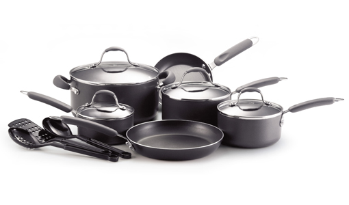 Farberware 13-Piece Cookware Set with Utensils, Saucepans, Stockpot, and Skillets! for $59.99 Farberware 13-Piece Cookware Set with Utensils, Saucepans, Stockpot, and Skillets! for $59.99
