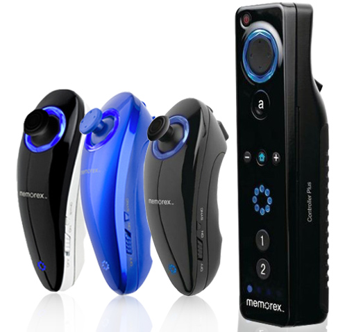 Memorex Wii Remote Controller & Wireless Nunchuk w/ Rubber Grips, Pulsation & Large Buttons!