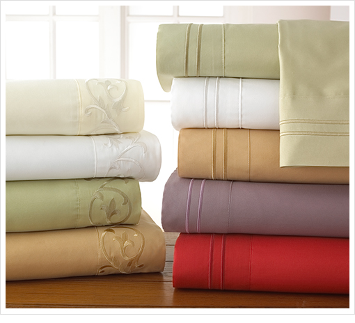 Hotel Embroid Sheet Set