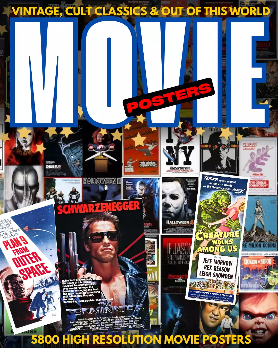 5800 Cult Classic Movie Posters