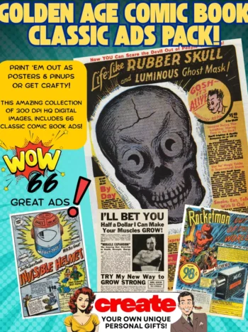 Golden Age Comic Book Classic Ads Pack