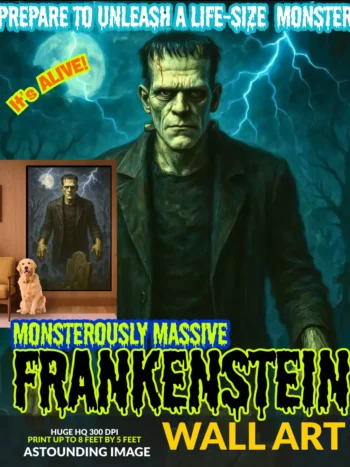 Jumbo Frankenstein Wall Art