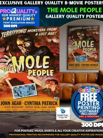 The Mole People - Gallery Quality B Movie Poster