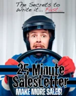 25 Minute Salesletter Secrets To Make More Sales