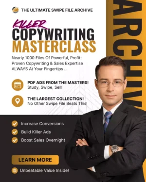 Killer Copywriting Masterclass Swipe Files Full Archive Set