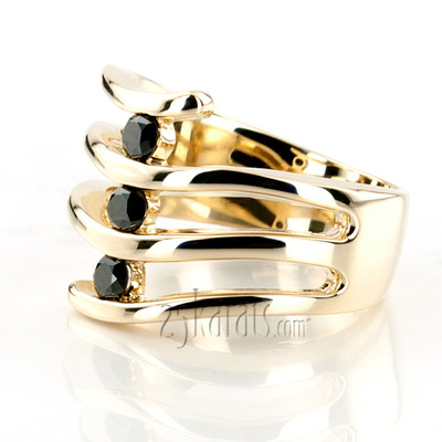Alternate view of Black Beauty Right Hand Ring