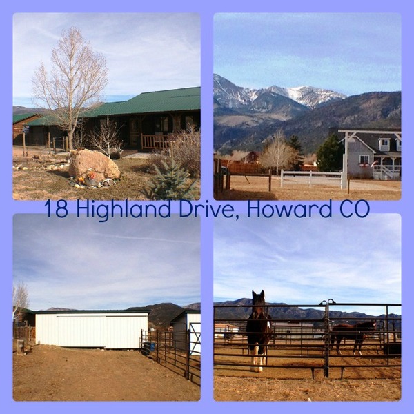 18 Highland Drive, Howard Colorado. Mint Condition Country Living.