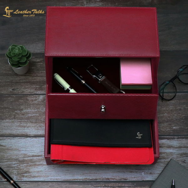 Leather Desk Accessories & Organizers From the House of Leather Talks
