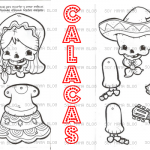 Calacas marionetas para imprimir