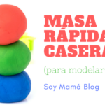 Masa rápida casera para modelar y crear