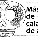 Mascara de calaverita de azucar