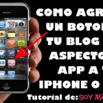 Como agregar un boton con aspecto de app a tu iPhone o iPad