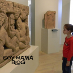 Sofia en el museo maya