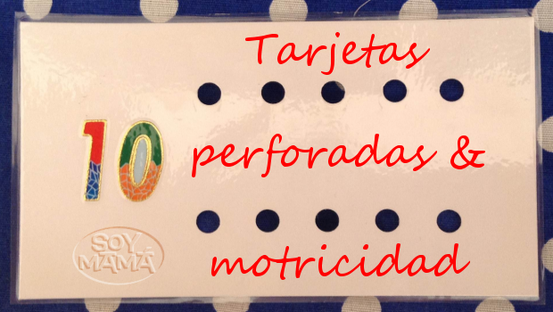 Tarjetas enmicadas y perforadas para motricidad