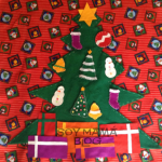 Arbol de Navidad en fieltro apto para menores Christmas tree for toddlers