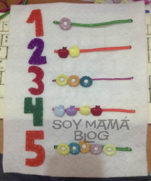 1 al 5 para quiet book