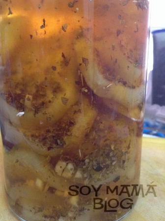 Berenjenas en escabeche