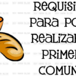 Requisitos para poder realizar la Primera Comunión